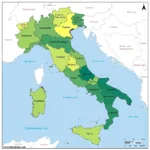 Printable Map Of Italy – Regions Of Italy Map [Pdf] Inside Free Printable Map Of Italy Regions