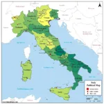 Printable Map Of Italy – Regions Of Italy Map [Pdf] Regarding Map Of Northern Italy And France