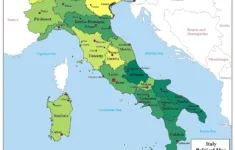 Printable Map Of Italy – Regions Of Italy Map [Pdf] regarding Map of Northern Italy and France