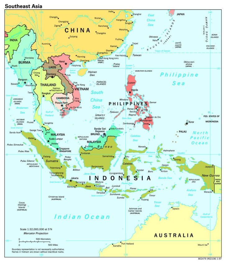 Southeast Asia Map Printable Southeast Asia Map Printable