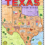 Printable Map Of Texas For Kids With Cities And Landmarks To Color In Free Printable Texas Map With Cities