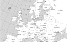 Printable Maps Of Europe – Printable Party Favors throughout Free Printable Map Of Europe With Cities