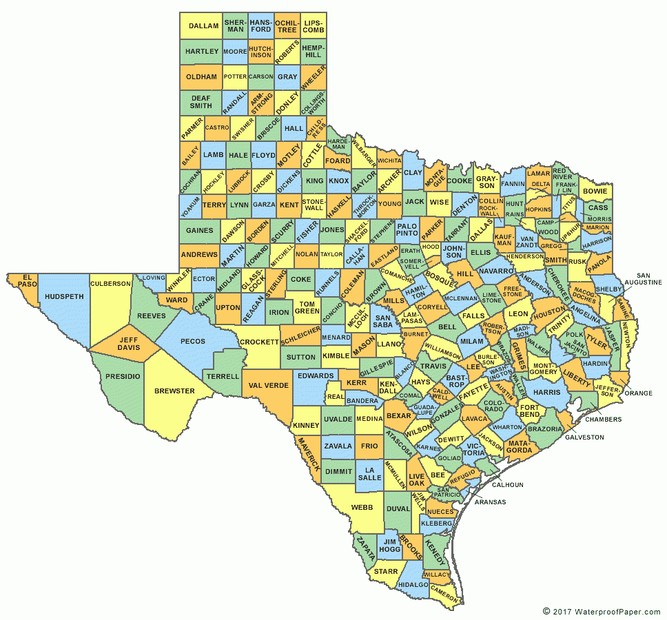 Printable Texas Maps | State Outline, County, Cities intended for Free Printable Texas Map With Cities