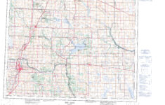 Printable Topographic Map Of Red Deer 083A, Ab intended for Printable Map of Red Deer Area