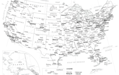 Printable United States Map | Sasha Trubetskoy within Free Printable US Map with Cities