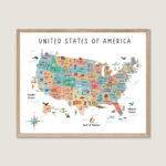 Printable United States Of America Map, Usa Map For Kids, Travel With Regard To 8 1/2 X 11 Printable Map Of United States