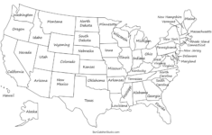 Printable Us Maps With States (Usa, United States, America) – Free throughout Printable Map Of The United States With State Names