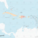Printable Vector Map Of Caribbean Islands With Countries Throughout Free Printable Map Of Caribbean Islands