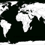 Printable White Transparent Political Blank World Map C3 | Free Within Blank Map Of The World Printable