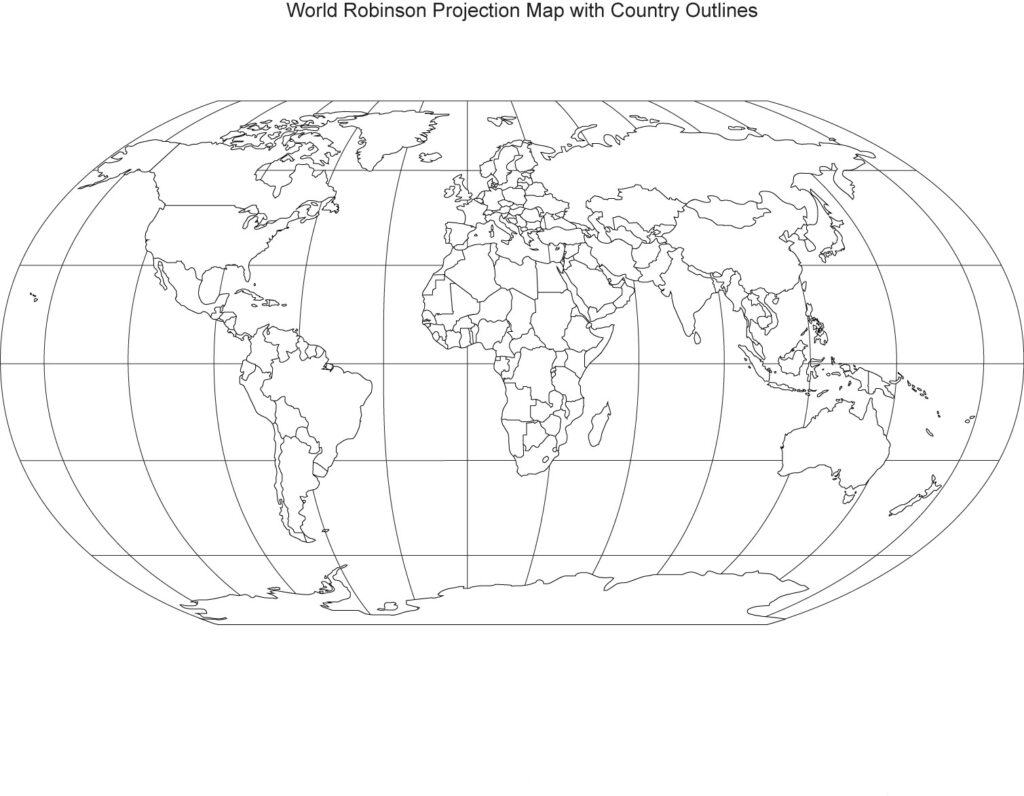 Black And White World Map Printable | Adams Printable Map
