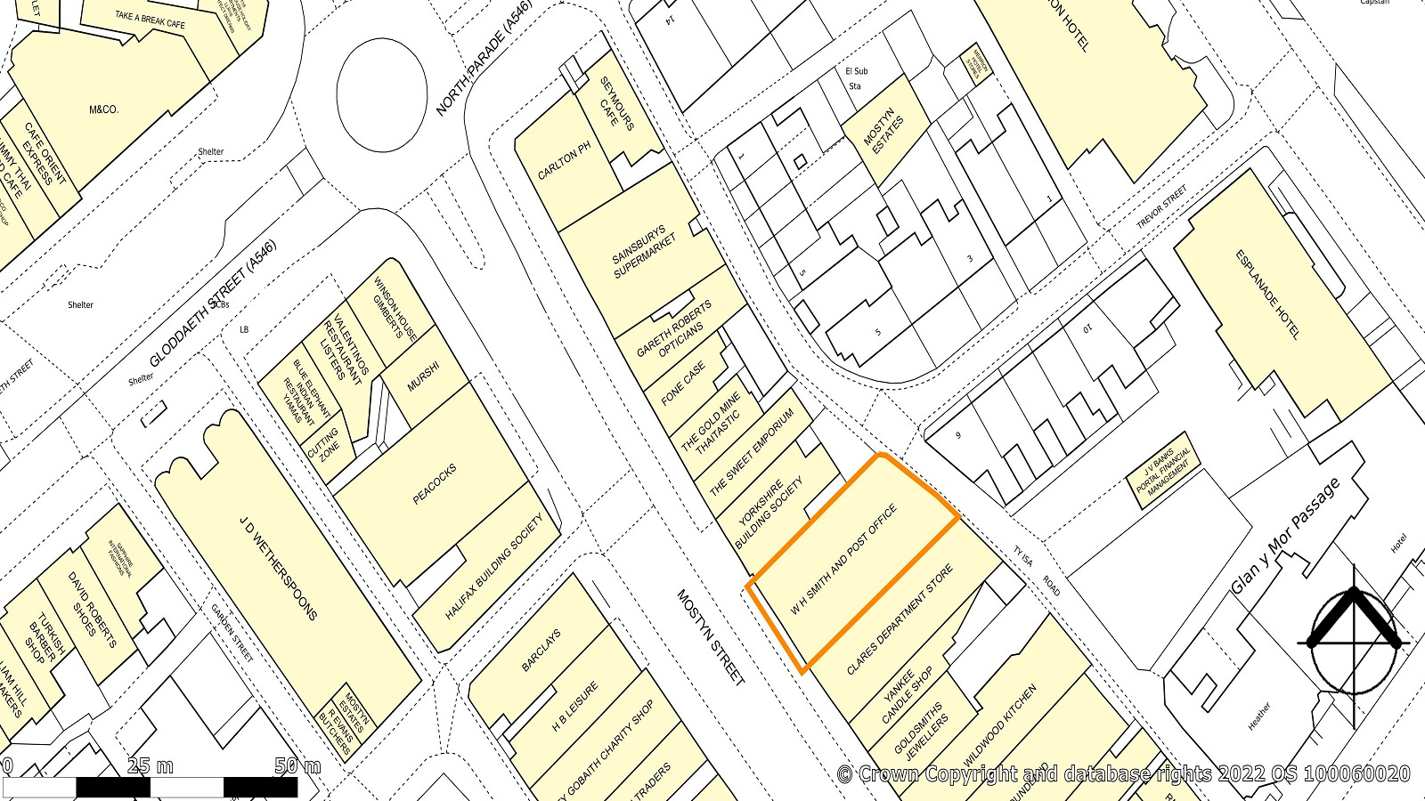 Property Auctions 18/May/2022 | Wh Smith, 101 Mostyn Street with Map Of Mostyn Street Llandudno