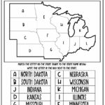 Regions Of The United States Worksheets   Kids Activity Zone With Regard To Midwest States And Capitals Map Printable