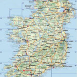 Road Map Of Ireland   Detailed Road Map Of Ireland (Northern With Road Map Of Ireland And Northern Ireland