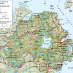 Road Map Of Northern Ireland   Street Map Northern Ireland Within Driving Map Of Northern Ireland