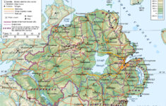 Road Map Of Northern Ireland - Street Map Northern Ireland within Driving Map of Northern Ireland