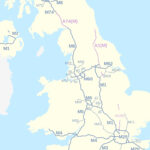 Road Map Of United Kingdom (Uk): Roads, Tolls And Highways Of Pertaining To Road Map Of England Scotland And Wales