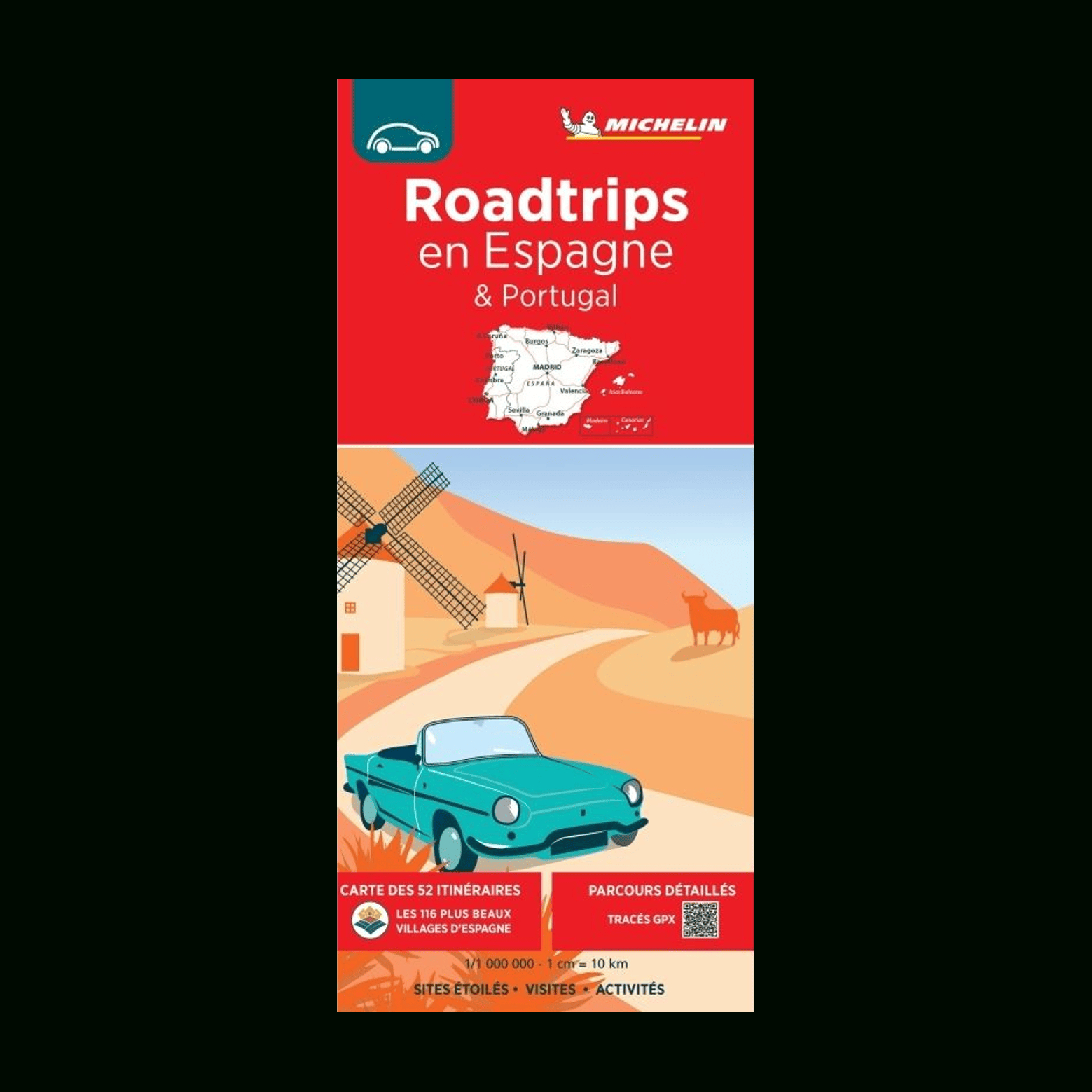roadtrips in spain and portugal national map michelin 680 within michelin map of spain and portugal Roadtrips In Spain And Portugal - National Map Michelin 680 within Michelin Map Of Spain And Portugal