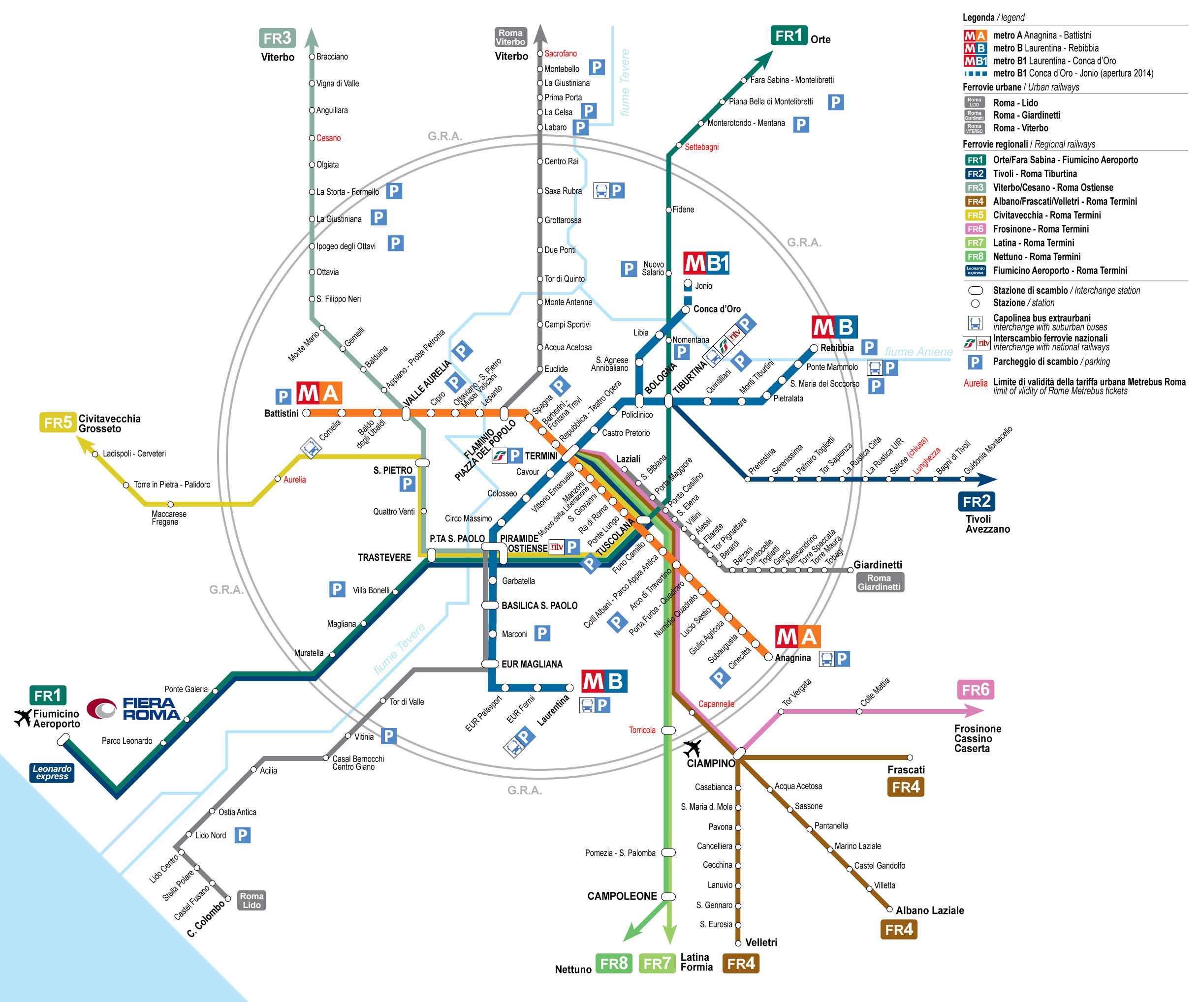 Roma Termini Railway Station - Sitabus.it regarding Map Of Termini Station Rome Italy