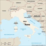 Rome | Italy, History, Map, Population, Climate, & Facts | Britannica For Map Of Rome And Italy