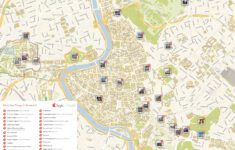 Rome Printable Tourist Map | Tripomatic regarding Map Of Rome Italy With Attractions