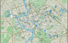 Rome Tourist Map: Top 10 Rome Attractions – Gis Geography within Walking Map Of Rome Italy