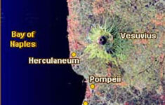 Royaume De Naples, Regno Di Napoli, Bay Of Naples Maps with regard to Map Of Italy Pompeii And Herculaneum