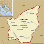 San Marino | Population, Italy, Flag, Map, Capital, & Government For San Marino On Map Of Italy