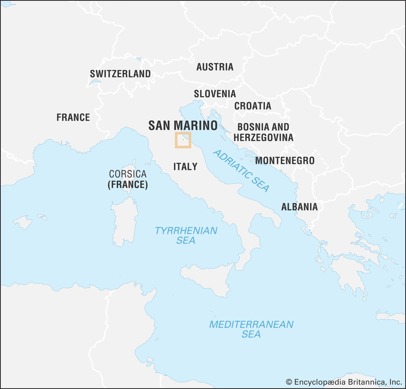 San Marino | Population, Italy, Flag, Map, Capital, &amp;amp; Government with regard to San Marino on Map of Italy