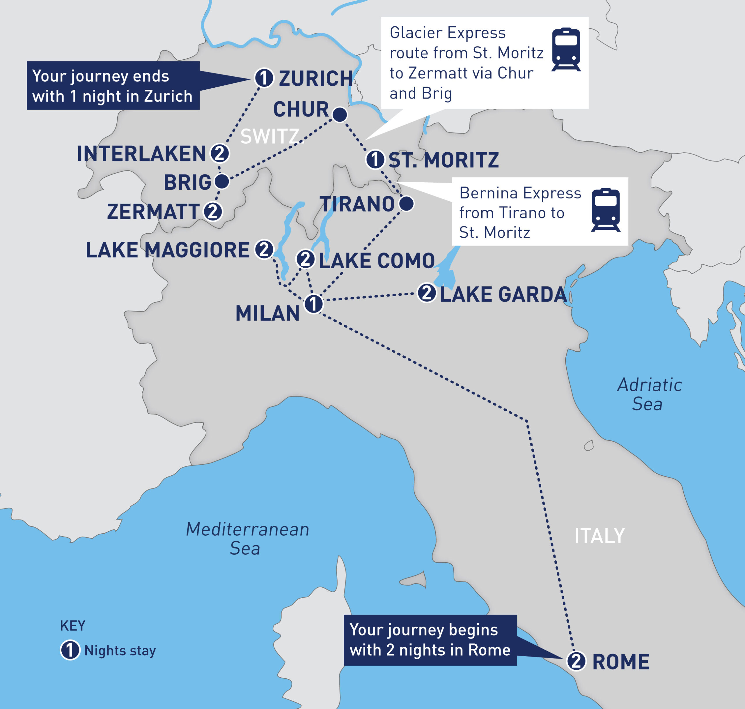 Scenic Train Journeys To Lake Garda | Best Rail Adventures | Book with regard to Map Of Italy With Lake Garda