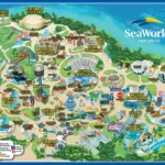 Seaworld San Diego Map And Brochure (2025   1965 Within Printable Map Of Seaworld San Diego