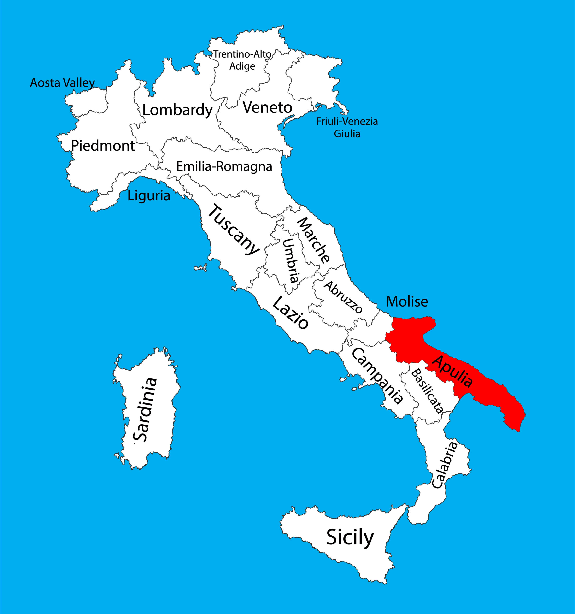 Shutterstock_322016327 Map 2 - European Experiences pertaining to Puglia On Map Of Italy