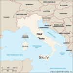 Sicily | History, Geography, & People | Britannica Throughout Map Of Italy And Sicily