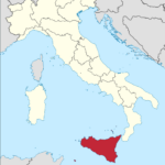Sicily   Wikipedia With Regard To Map Of Italy And Sicily
