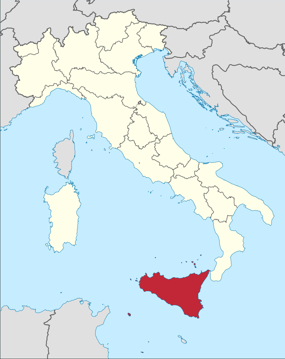 Sicily - Wikipedia with regard to Map of Italy and Sicily