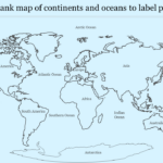Simple Blank Map Of Continents And Oceans To Label Ppt Throughout Printable Blank Map Of The Continents And Oceans