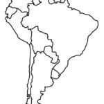 South America Blank Map And Country Outlines   Gis Geography Throughout Free Printable Blank Map Of South America
