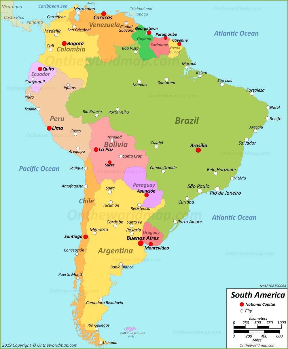 south america maps maps of south america regarding free printable map of latin america South America Maps | Maps Of South America regarding Free Printable Map of Latin America