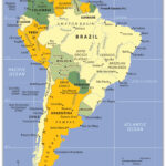 South America Throughout North And South America Map With Equator