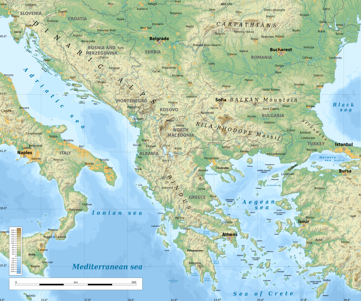 Southeast Europe - Wikipedia for Map of Europe and Southeast Asia