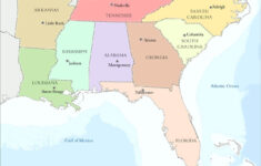 Southeastern Us Political Map -Freeworldmaps with regard to Printable Map Of The Southeast United States
