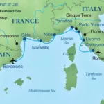 Southern France And The Italian Rivierasea » Palms Travel Pertaining To Map Of South Of France And Italian Riviera