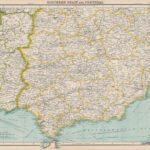 Southern Spain And Portugalbartholomew, John: (1924) Map Pertaining To Map Of South Spain And Portugal