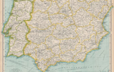 Southern Spain And Portugalbartholomew, John: (1924) Map pertaining to Map of South Spain and Portugal
