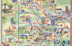 Souvenir Map Of The Black Hills Of South Dakota intended for Printable Map of Black Hills Sd