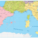 Spain And Italy Map. Vector Illustration. Stock Photo, Picture And Inside Map Of Portugal And Spain And Italy