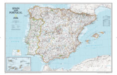 Spain And Portugal Classic Map | Stanfords with Map of Spain and Portugal and Canary Islands