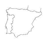 Spain And Portugal Map Drawing | Outline Drawings | How To Draw Spain And  Portugal Map Stepstep Inside Outline Map Of Spain And Portugal