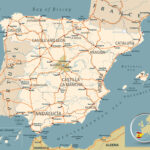 Spain Map   Guide Of The World In Map Of France Spain And Portugal With Cities