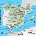 Spain Maps & Facts   World Atlas In Map Of Southern Spain Portugal And Morocco