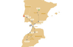Spain, Morocco And Portugaltrafalgar Tours With 89 Reviews for Map Of Spain And Portugal And Morocco
